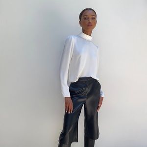 Aritzia babaton turtleneck blouse